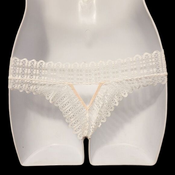 2/$20 Brand New Sexy Pure White Panties underwear Size: M - Picture 2 of 4